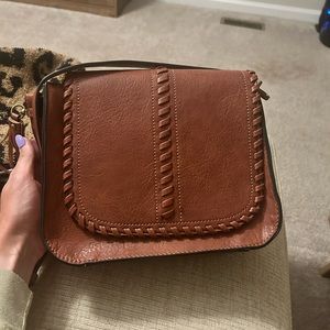 BRAND NEW without tags Market & Spruce Ellen Whipstitch Saddle Crossbody
